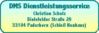 DMS Dienstleistungsservice - Christian Scholz